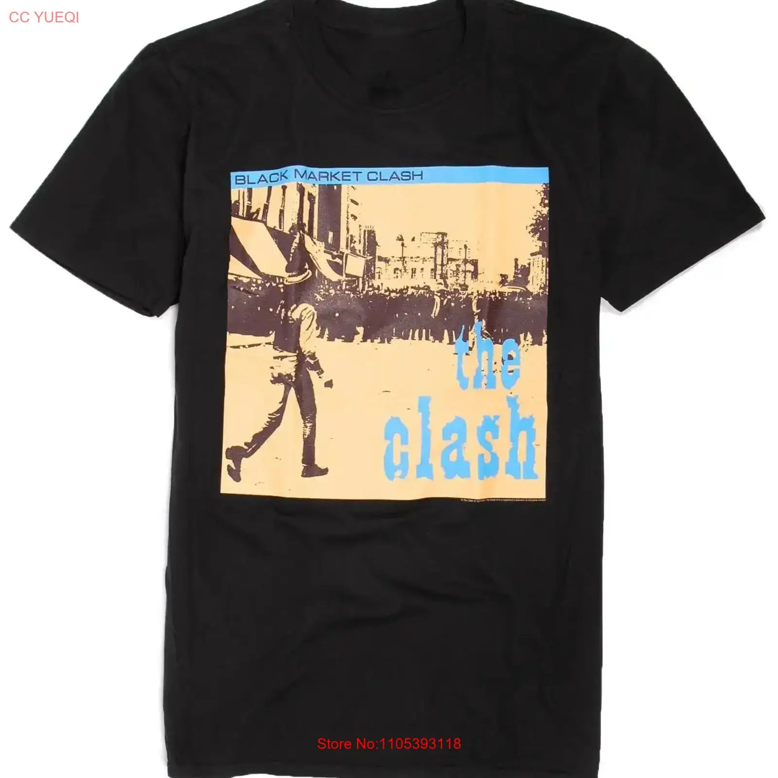 Vintage Fashion Market - تي شيرت Rare The Clash Black