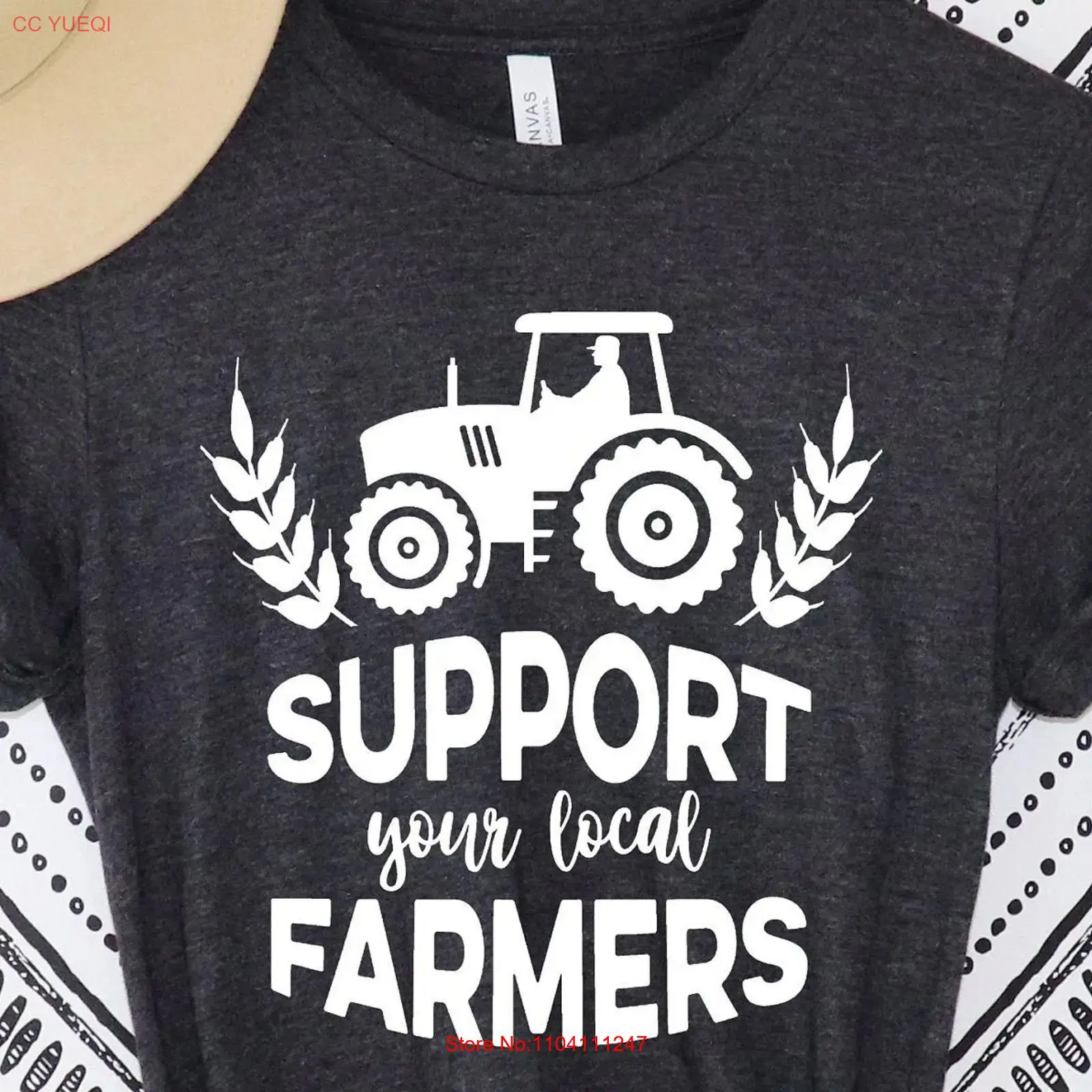 Vintage Fashion Market - قميص دعم المزارعين المحليين، قميص Farm