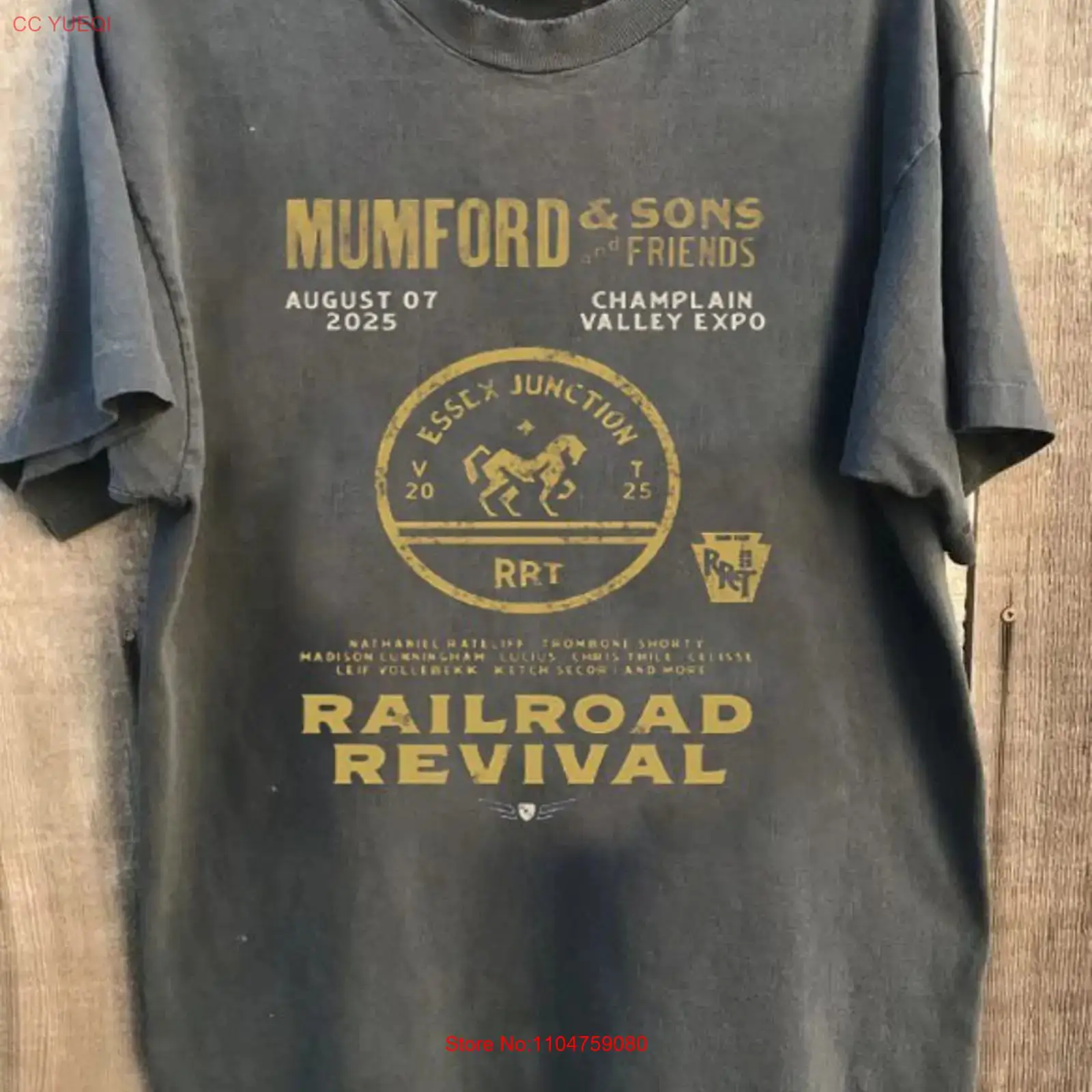 Vintage Fashion Revival - تي شيرت Mumford Sons and Friends