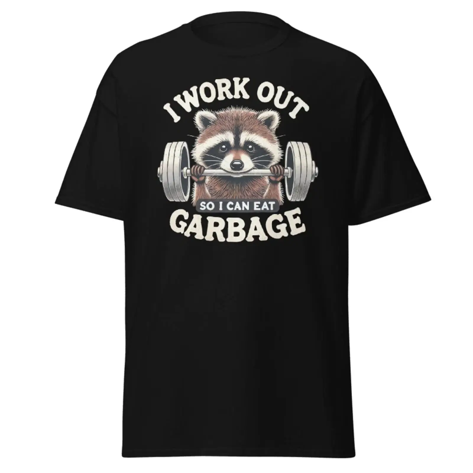 تي شيرت I Work Out So Can Eat  - مراجعة Vintage Fashion Build وسعره