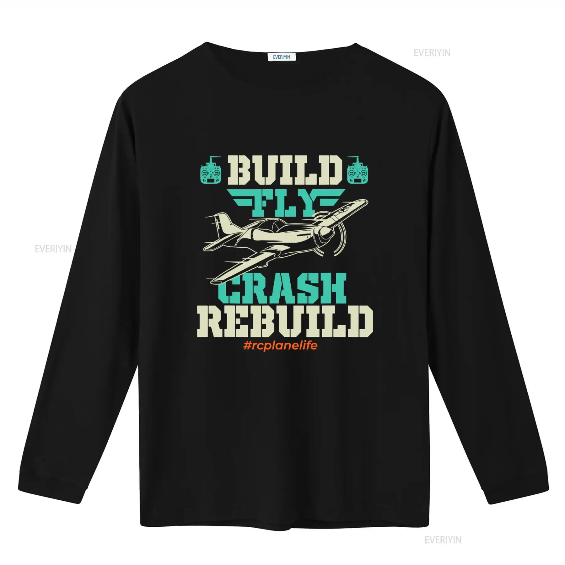 تي شيرت Build Fly Crash Rebuil - مراجعة Vintage Fashion Build وسعره