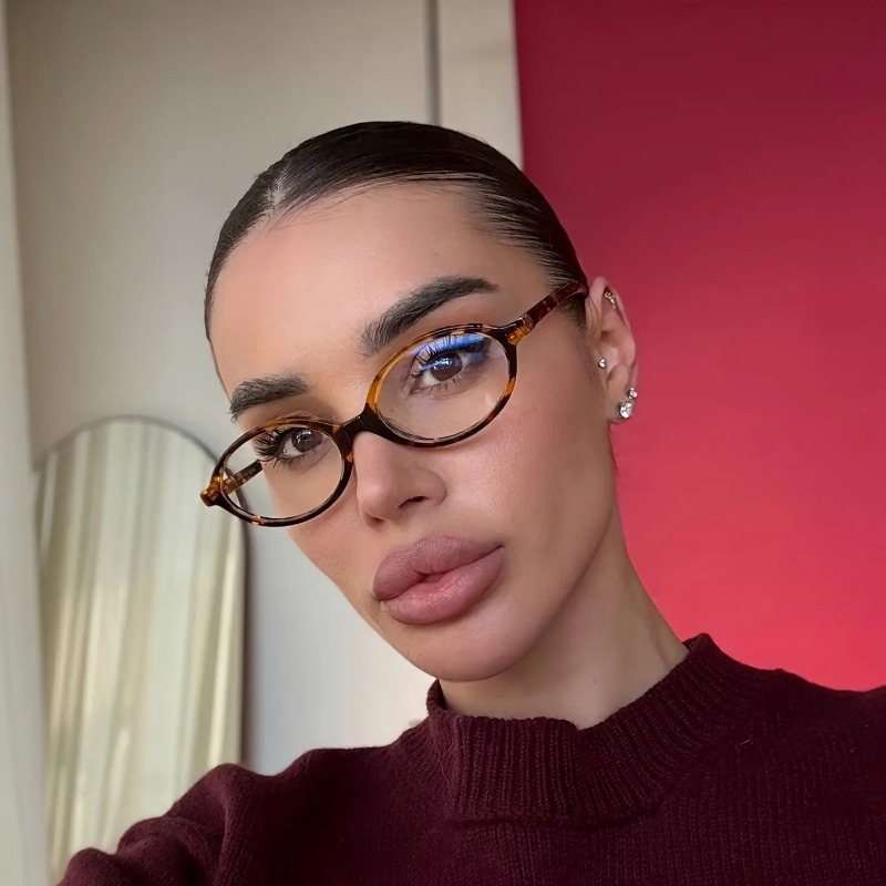 نظارات شمسية بيضاوية عتيقة الط - مراجعة Vintage Fashion Glasses وسعره
