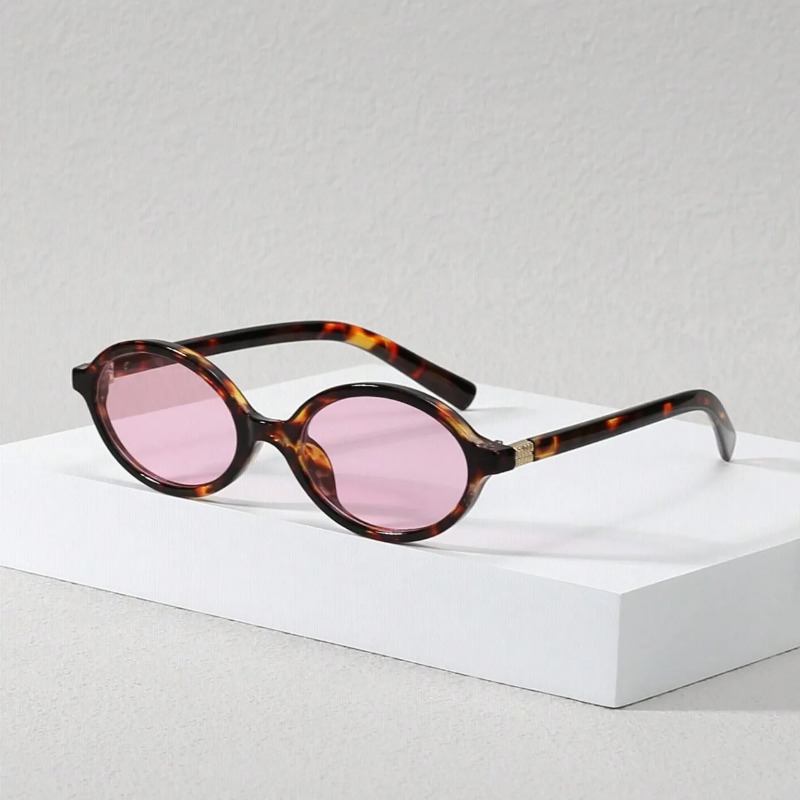 نظارات شمسية بيضاوية عتيقة الط - مراجعة Vintage Fashion Glasses وسعره