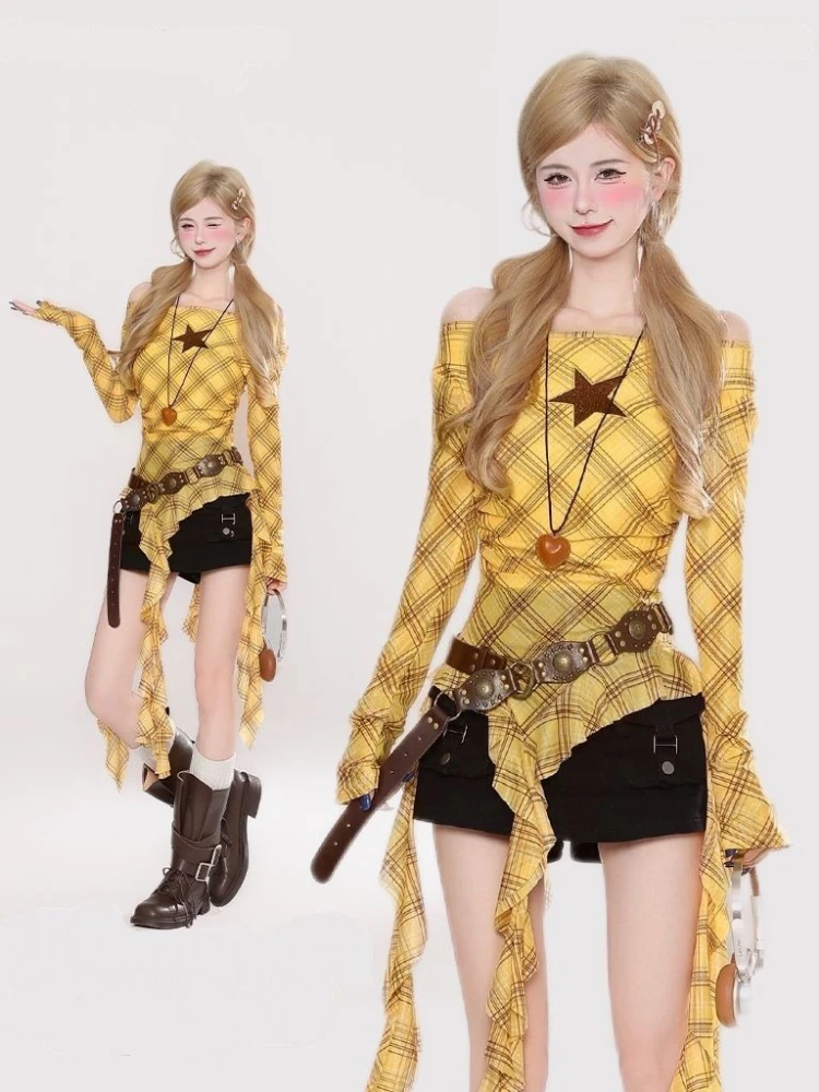 تي شيرت نسائي بتصميم Y2K كاروه - مراجعة Usa Vintage Fashion وسعره