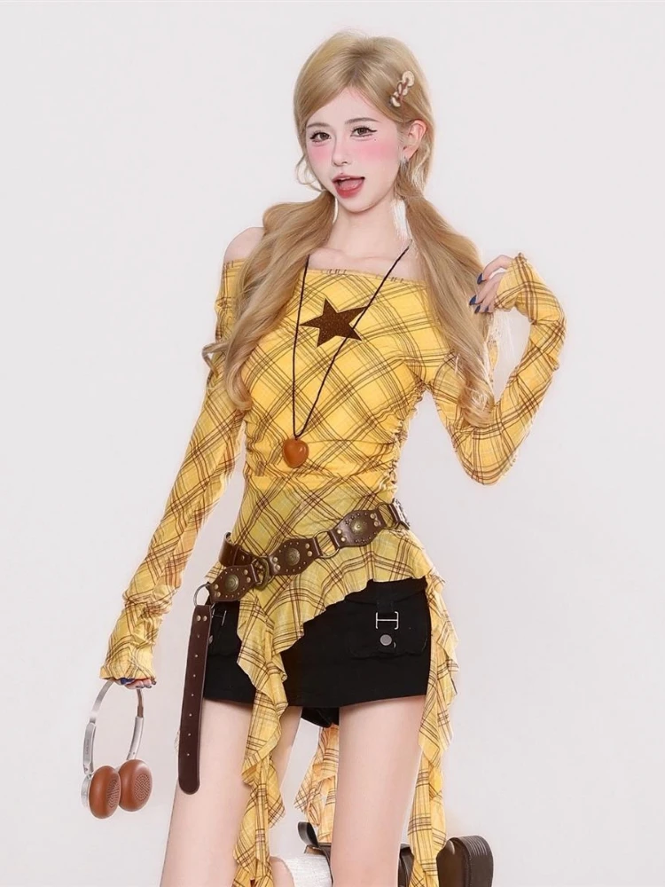 تي شيرت نسائي بتصميم Y2K كاروه - مراجعة Usa Vintage Fashion وسعره