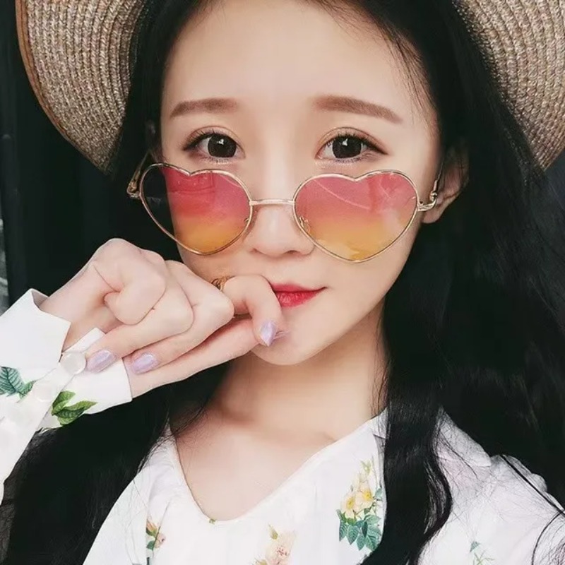 نظارات شمسية معدنية على شكل قل - مراجعة Vintage Fashion Glasses وسعره