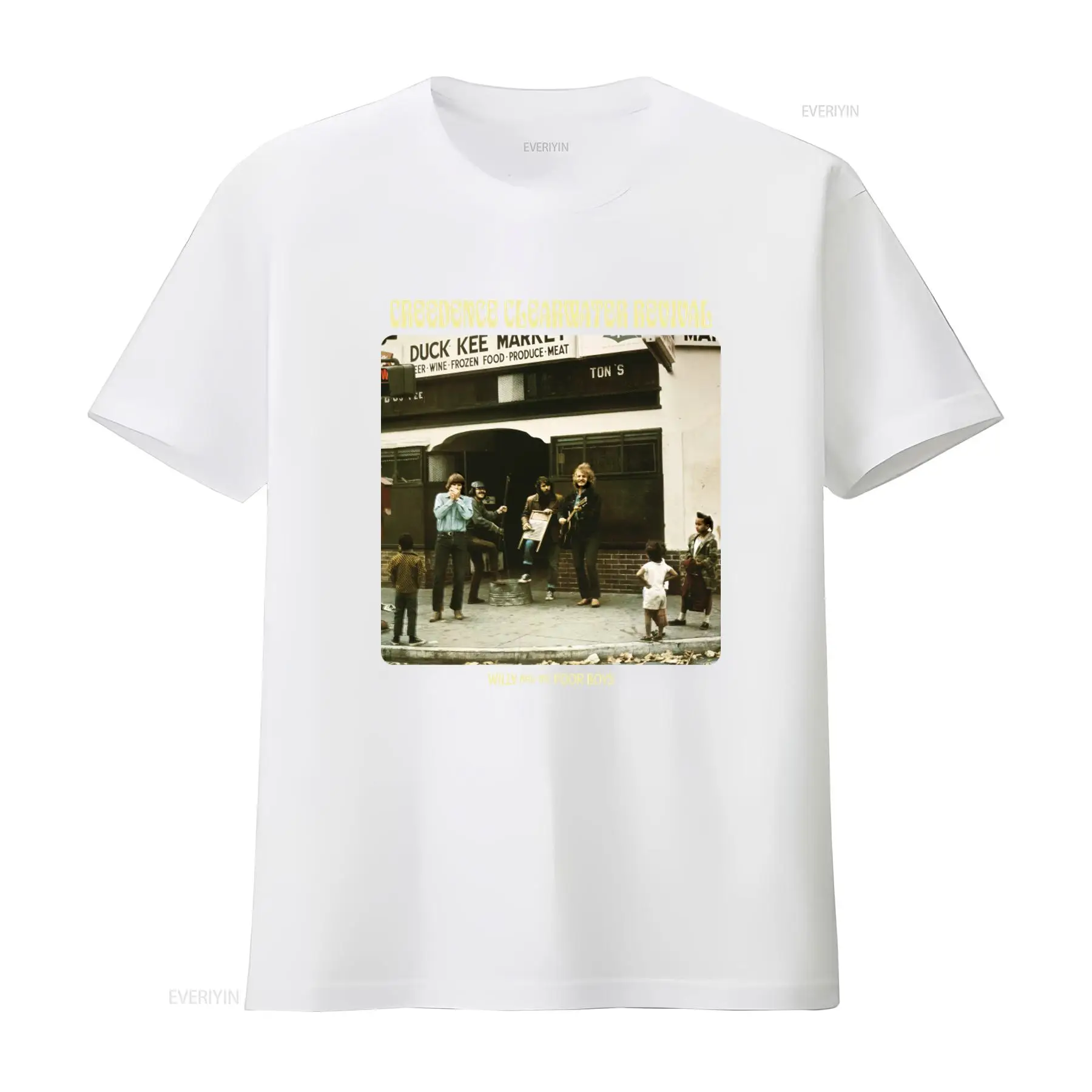 تي شيرت Creedence Clearwater R - مراجعة Vintage Fashion Revival وسعره