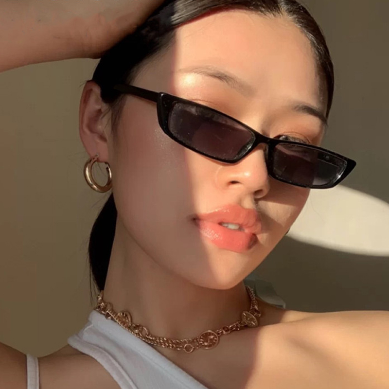نظارات شمسية مستطيلة صغيرة للن - مراجعة Vintage Fashion Glasses وسعره