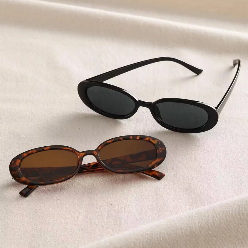 نظارات شمسية بيضاوية الشكل للن - مراجعة Vintage Fashion Glasses وسعره