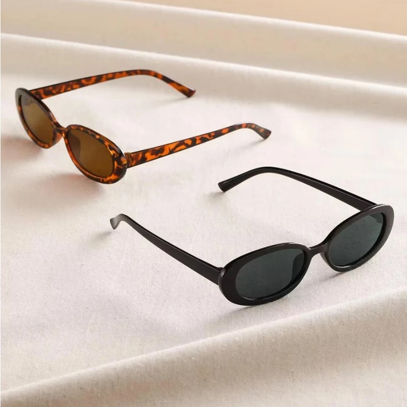 نظارات شمسية بيضاوية الشكل للن - مراجعة Vintage Fashion Glasses وسعره