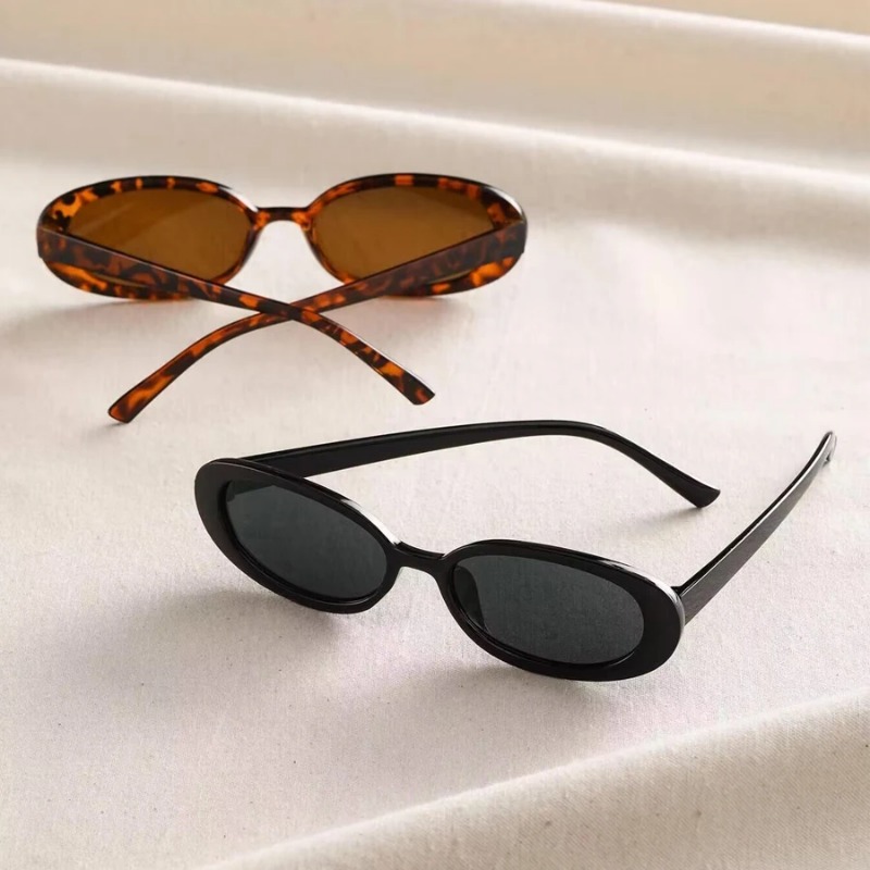 نظارات شمسية بيضاوية الشكل للن - مراجعة Vintage Fashion Glasses وسعره
